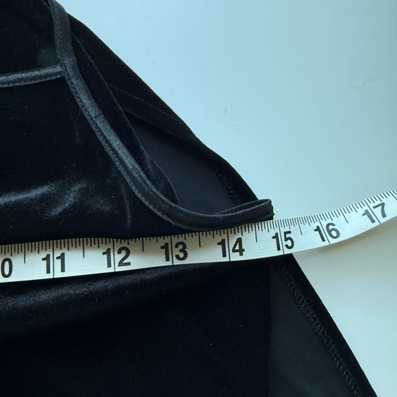 City Triangles Y2K 90s Black Velvet Maxi Dress Butterfly Beaded Side Slit - Picture 9 of 12